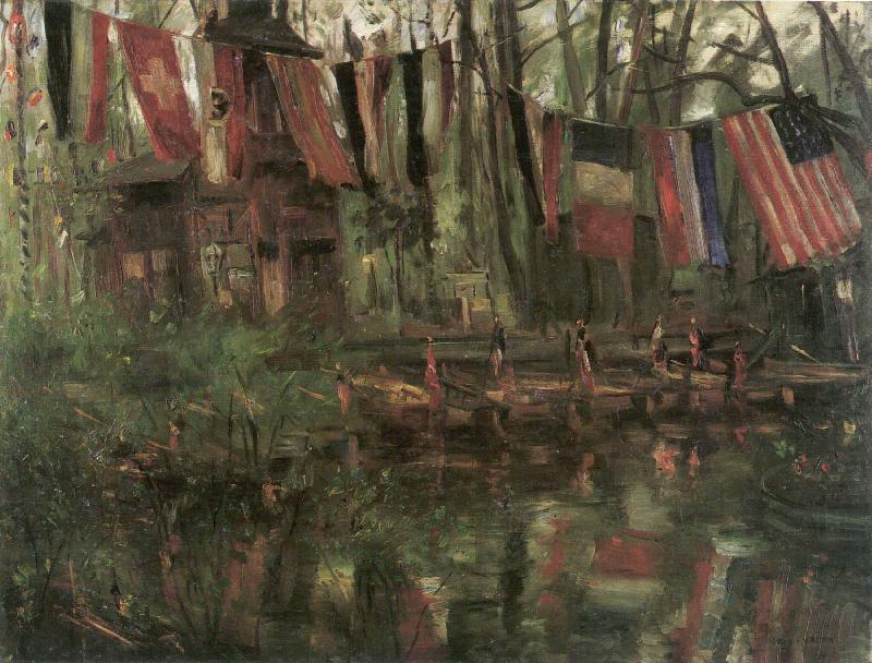 Der neue See im Berliner Tiergarten, Lovis Corinth